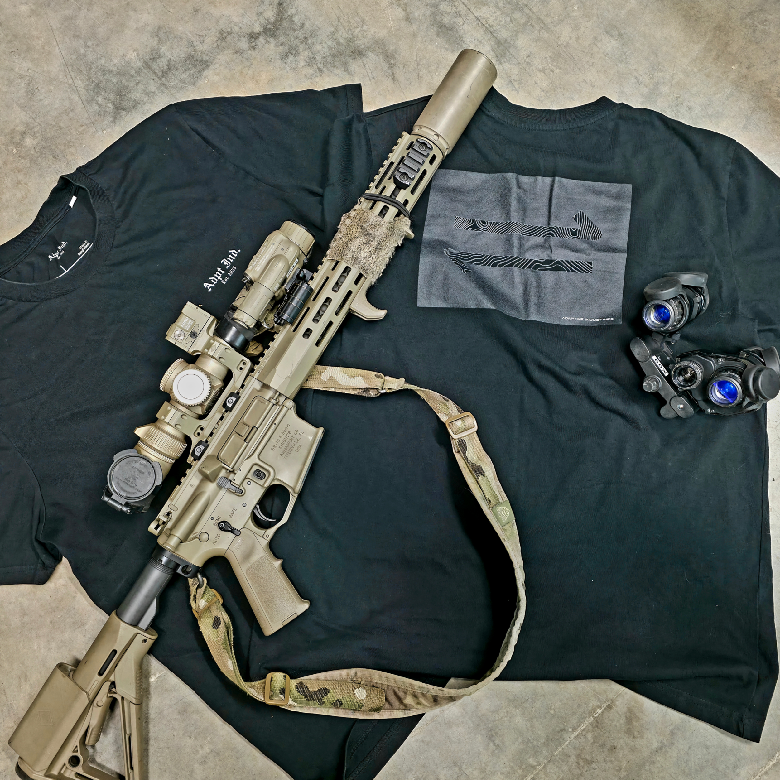 Black T-Shirt, Back Side, Graphic print